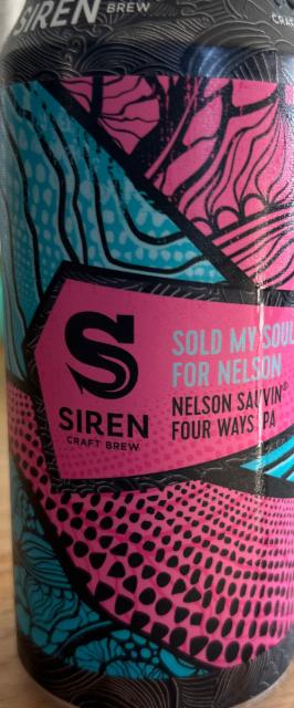 Sold my soul for nelson 7.2%, Siren Craft Brew, England