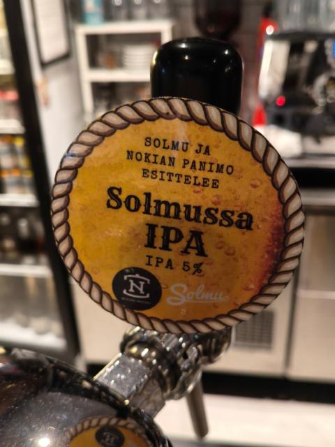 solmussa ipa 5.0%, Nokian Panimo, Finland