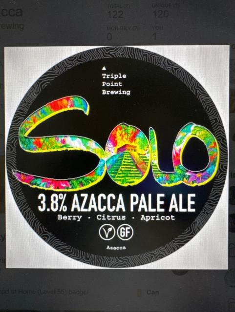 Solo - Azacca, Triple Point Brewing