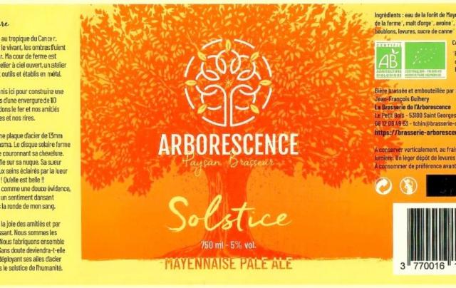 Solstice, Brasserie De L'Arborescence