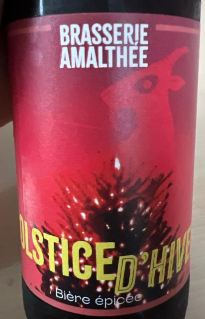 Solstice d'hiver 6.6%, Brasserie Amalthée, France