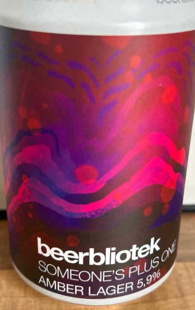 Someone's Plus One 5.9%, Beerbliotek, Sweden