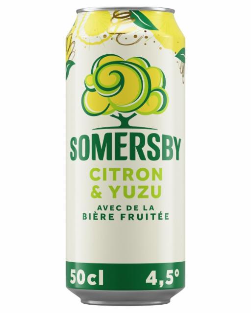 Somersby Citron & yuzu 4.5%, Somersby (Carlsberg Group), Denmark