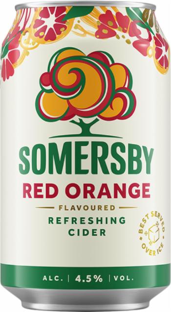 Somersby Red Orange 4.5%, Somersby (Carlsberg Group), Denmark