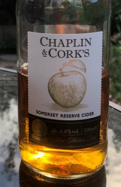 Somerset Reserve Cider 6.8%, Chaplin & Cork's, England