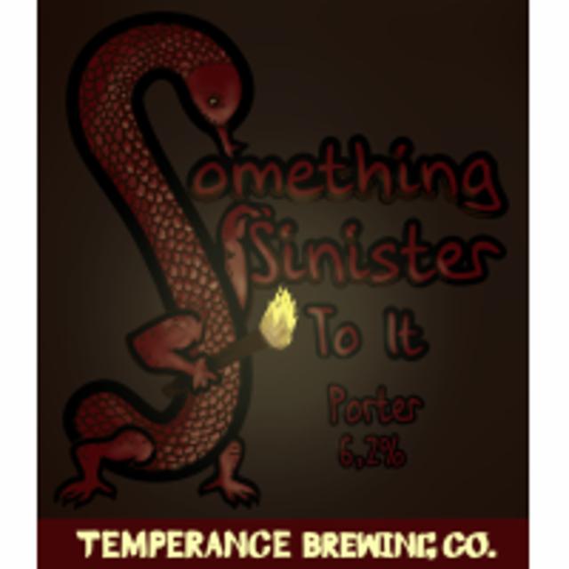Something Sinister To It 6.2%, Temperance Brewing Co., Finland