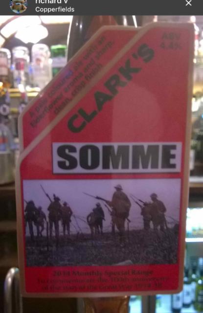 Somme 4.4%, Westgate Brewery, England