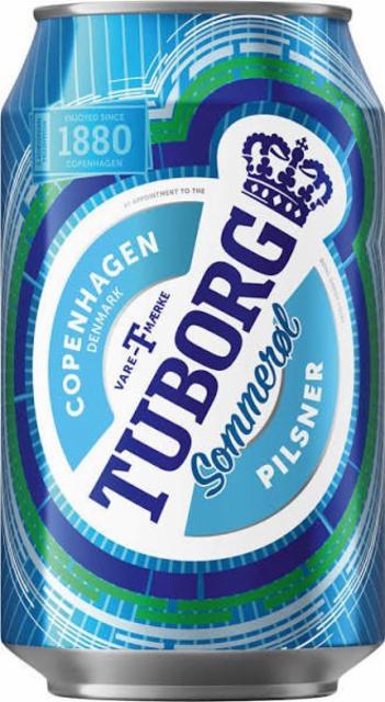 Sommerøl 4.5%, Tuborgs Bryggerier A/S, Denmark
