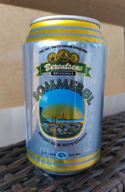 Sommerøl 4.7%, Berentsens Brygghus, Norway