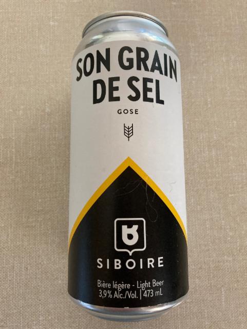 Son grain de sel 3.9%, Microbrasserie Siboire, Canada
