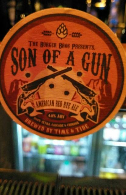 Son Of A Gun 4.8%, Time & Tide Brewing, England