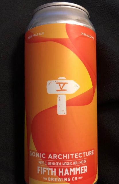 Sonic architecture Wave II 7.5%, Fifth Hammer Brewing Co., United States