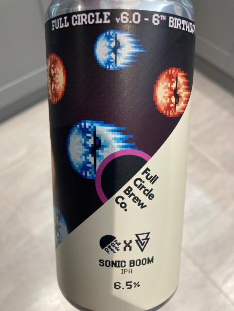 Sonic boom 6.5%, Full Circle Brew Co., England