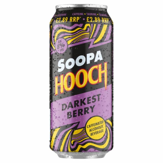 Soopa Hooch Darkest Berry 8.0%, Global Brands Ltd, England