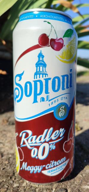 Soproni Radler 0.0% Meggy-Citrom 0.0%, Soprony Brewery (Heineken Hungária), Hungary