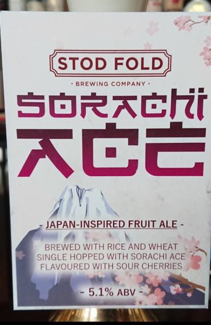 Sorachi Ace 5.1%, Stod Fold Brewing, England