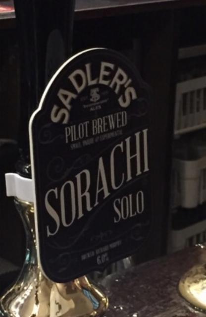Sorachi Solo 6.0%, Sadler's Ales, England