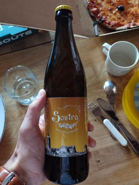 Sostra IPA 5.5%, Brasserie Sostra, France