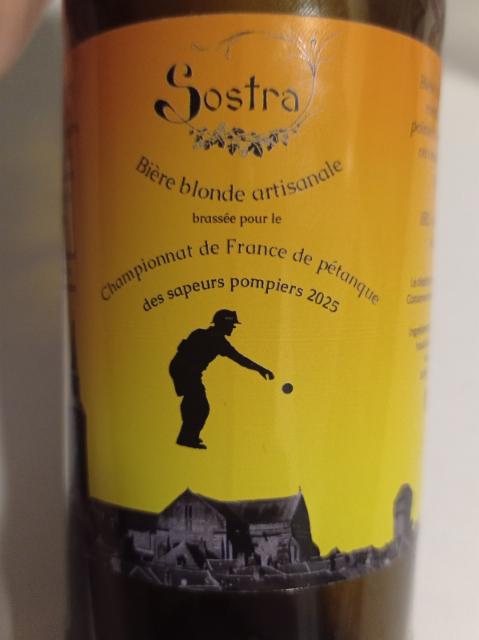 sostra blonde 4.4%, Brasserie Sostra, France