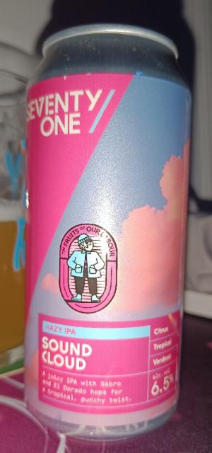 sound cloud 6.5%, 71 Brewing, Scotland