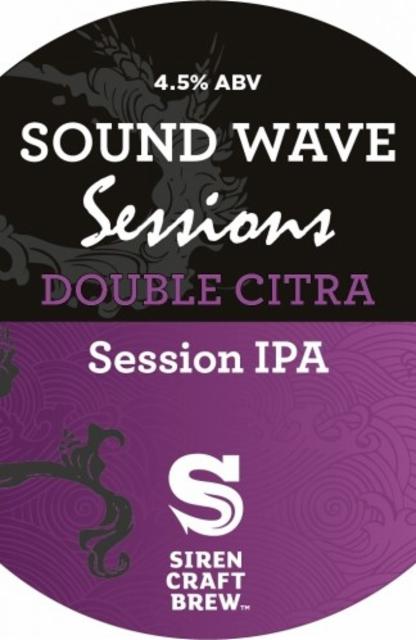 Sound Wave Sessions Double Citra 4.3%, Siren Craft Brew, England