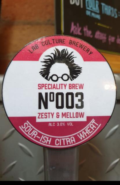Sour-ish Citra Wheat 3.0%, Lab Culture, England