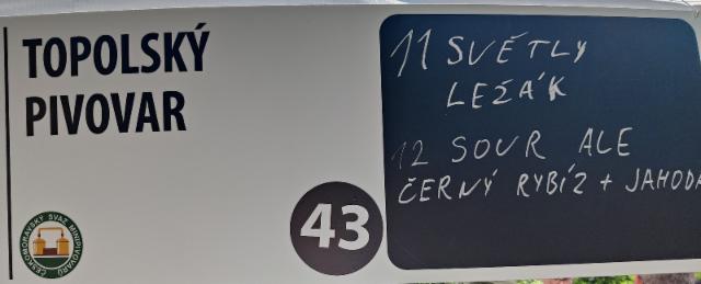 Sour Ale Černý Rybíz A Jahoda 4.5%, Topolský Pivovar, Czech Republic