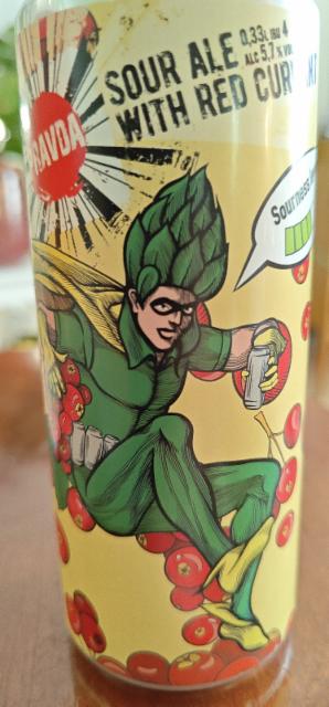 Sour ale with red currant 5.7%, Pravda Beer Theatre / Театр Пива Правда, Ukraine