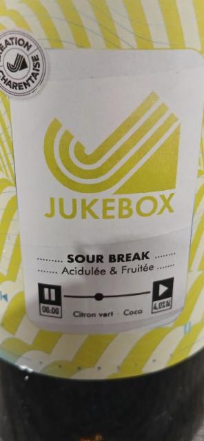 sour break 4.0%, Brasserie Jukebox, France