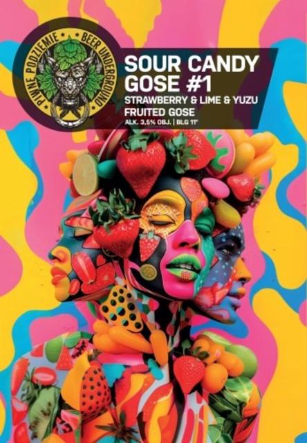 Sour Candy Gose #1 3.5%, Piwne Podziemie, Poland
