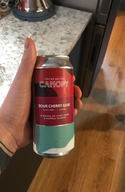 Sour Cherry Gose 4.5%, Canopy Beer Co, England