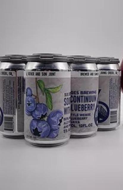 sour continuum with blueberry 5.0%, Six Bridges Brewing, United States