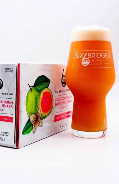 sour continuum with pink guava 5.0%, Six Bridges Brewing, United States