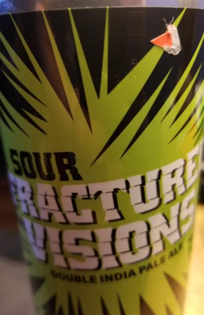 sour fractured visions double India pale ale 8.0%, Pizza Boy Brewing, United States