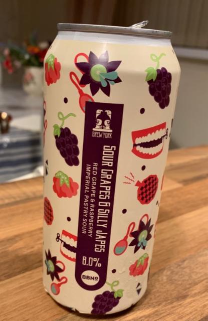 Sour Grapes & Silly Japes 8.0%, Brew York, England