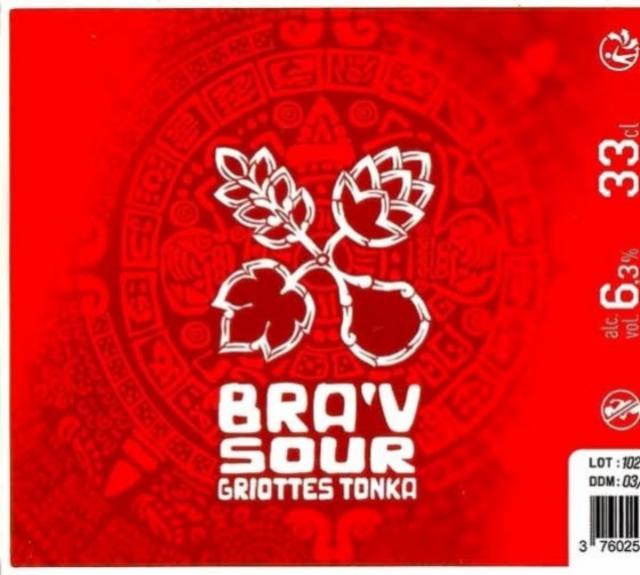Sour Griottes Tonka 6.3%, La Brasserie Du Vignoble (Bra'V), France