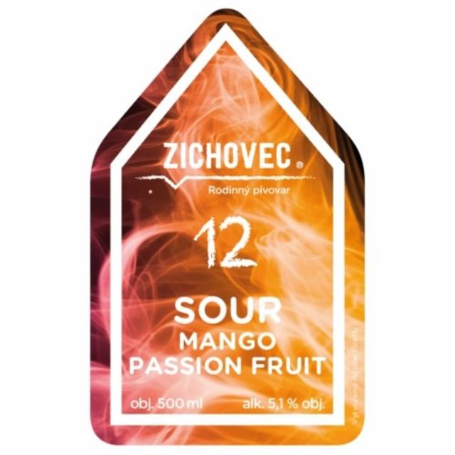 Sour Mango Passion Fruit 12 5.1%, Rodinný Pivovar Zichovec, Czech Republic