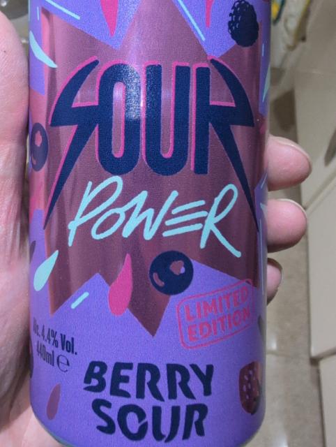 Sour Power Berry Sour 4.4%, Renegade Brewery, England