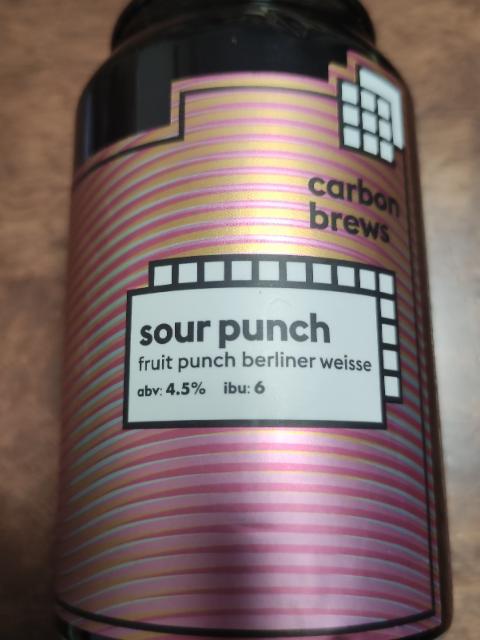 Sour punch 4.5%, Carbon Brews, Hong Kong