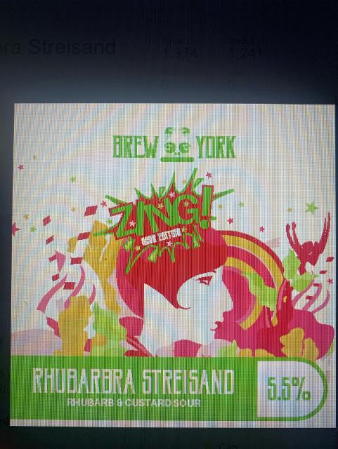 Sour Rhubarbra Streisand 5.5%, Brew York, England