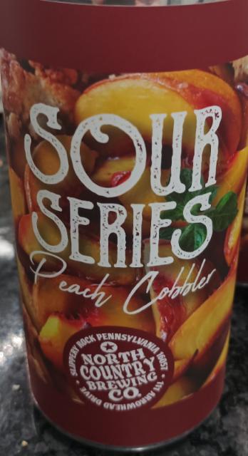 sour series peach cobbler, North Country Brewing Company