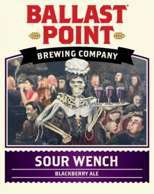 Sour Wench 7.0%, Ballast Point Brewing Company, United States