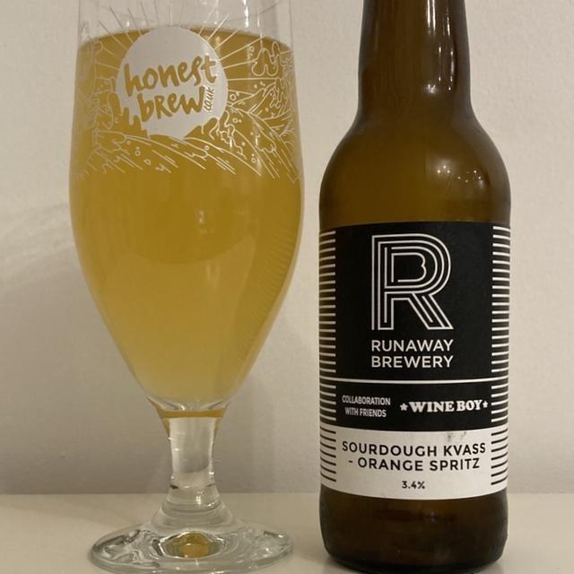 Sourdough Kvass (Orange spritz) 3.4%, The Runaway Brewery, England