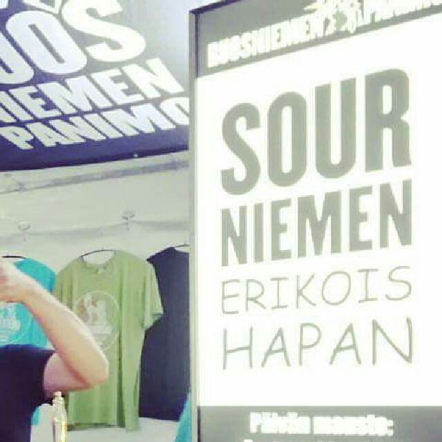 Sourniemen Erikoishapan Raparperi 4.7%, Ruosniemi Brewery, Finland