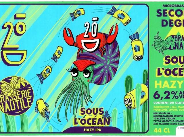 Sous L'Océan 6.2%, Microbrasserie Second Degré, France