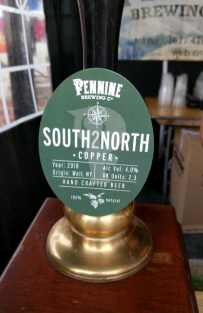 South 2 North 4.0%, Pennine Brewing Co., England