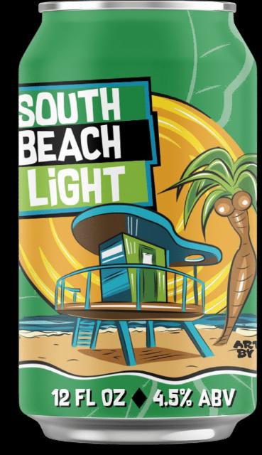 South beach light 4.5%, South Beach Brewing Company, United States