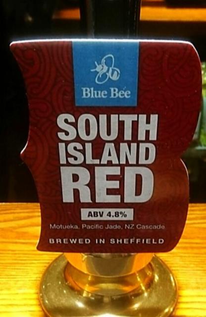 South Island Red 4.8%, Blue Bee Brewery, England