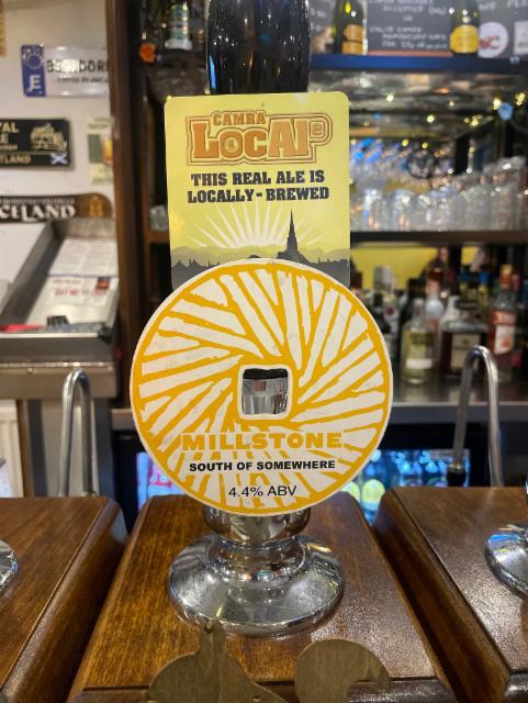 South of somewhere 4.4%, Millstone Brewery, England