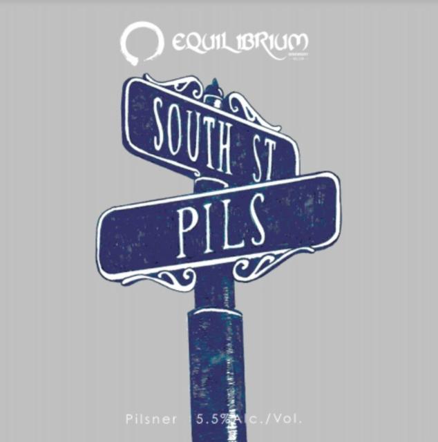 South St. Pils 5.5%, Equilibrium Brewery, United States